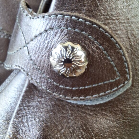 HOTTER Comfort Concept Abbey Womens Size 7.5  Brown Leather‎ Ankle Boots - Picture 5 of 14